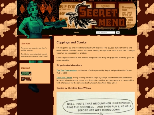 secret/oldladies/clippings screenshot