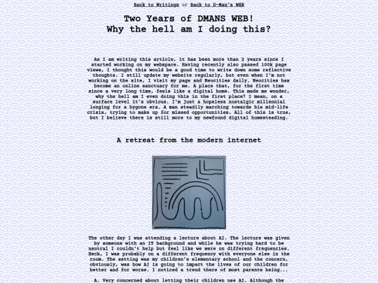 2-years-of-dmansweb screenshot
