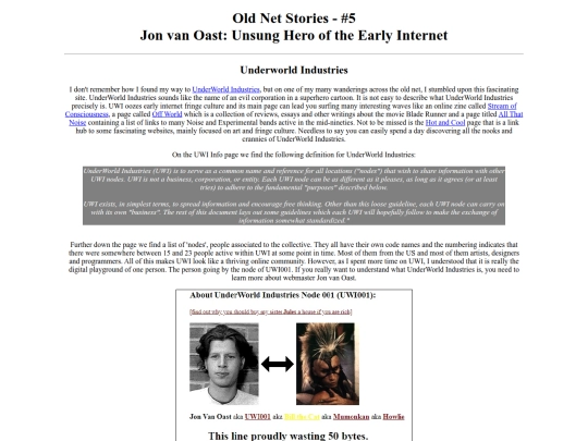 old-net-stories-jon-van-oast-the-unsung-hero-of-the-early-internet screenshot