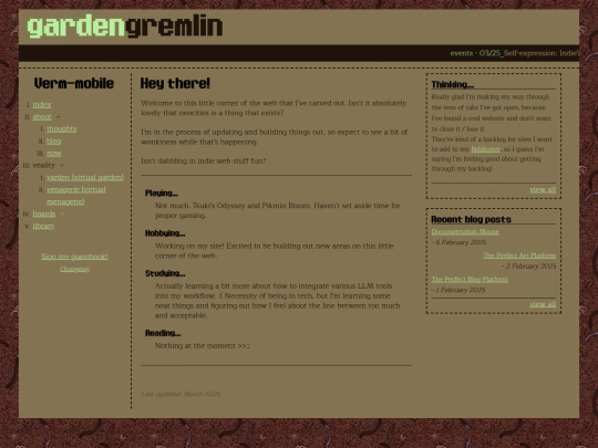 index screenshot