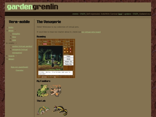 veality/venagerie screenshot