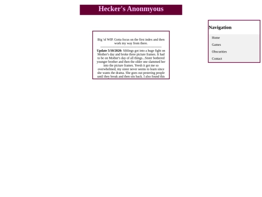 index screenshot