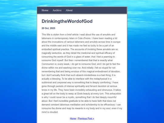 blogstuff/posts/2025-10-20-DrinkingtheWordofGod screenshot