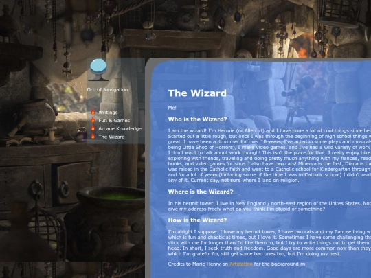 wizard screenshot