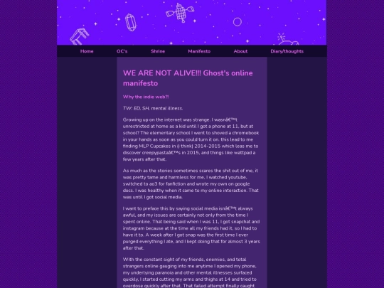 Manifesto screenshot
