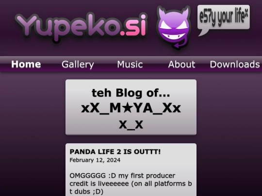 blog screenshot