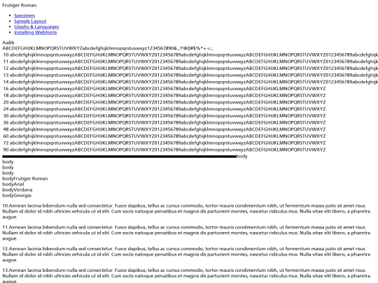 frutiger-roman/frutiger_roman-demo screenshot