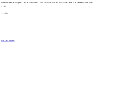 Spacefolder/trappist1 screenshot