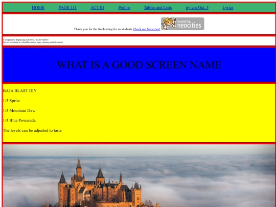 index screenshot