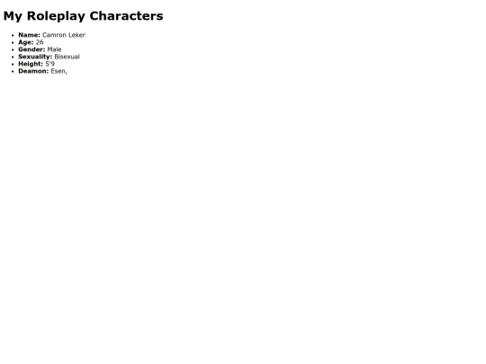 characters screenshot