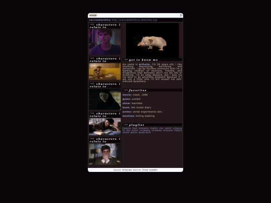 blog/gettoknowme screenshot