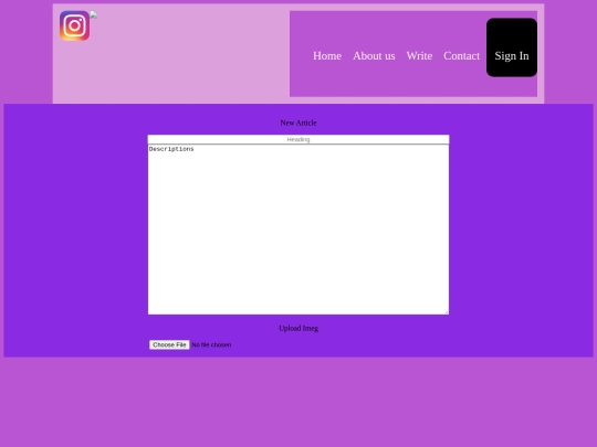 writeArticle screenshot