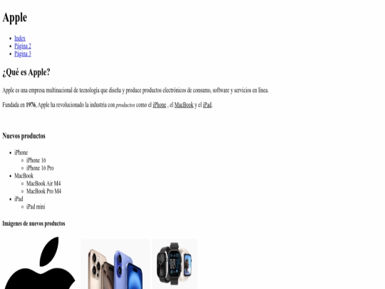index screenshot