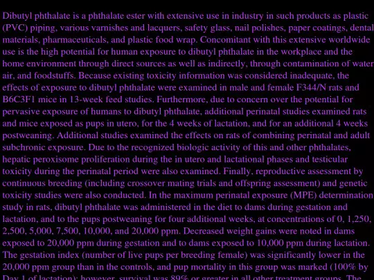 dibutyl_phthalate screenshot