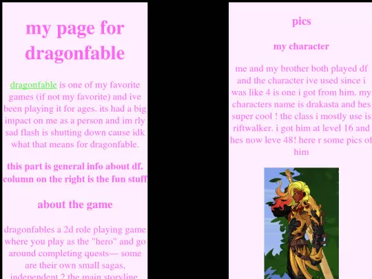 dragonfable screenshot