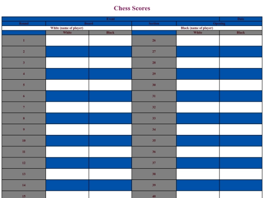 scoresheets/chess-sheet screenshot