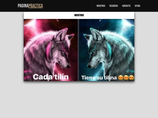 navegacion/html/nosotros screenshot
