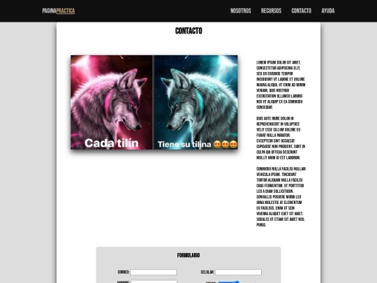 validacion/html/contacto screenshot