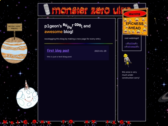 blog screenshot
