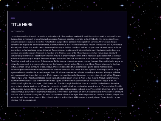 blog/template screenshot