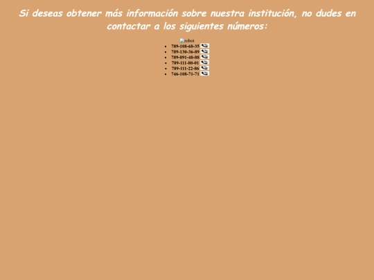 programa/Contacto screenshot