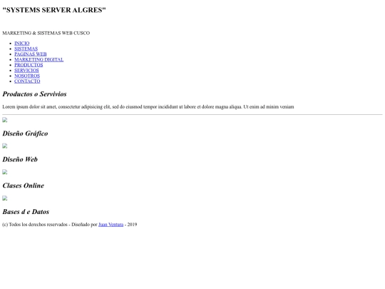 ALGREYS SISTEMS WEB/ALGREYS SISTEMS WEB/servicios screenshot