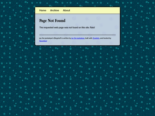 blog/not_found screenshot