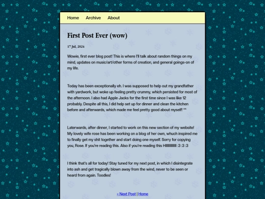 blog/posts/2024-07-17-First-Post-Ever-(wow) screenshot