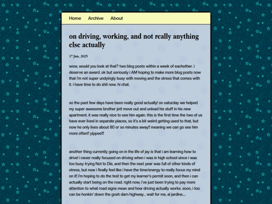blog/posts/2025-06-17-on-driving,-working,-and-not-really-anything-else-actually screenshot