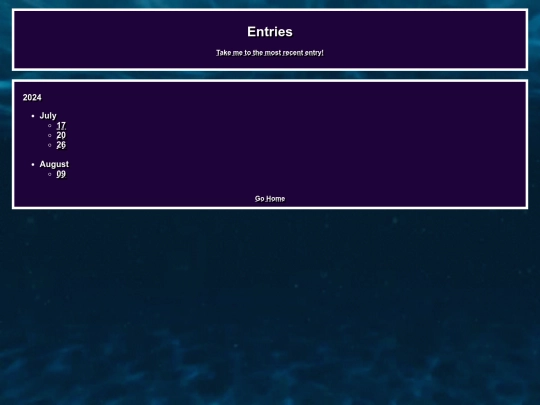 blogstuff/entries screenshot