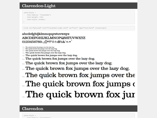 fonts/demo screenshot