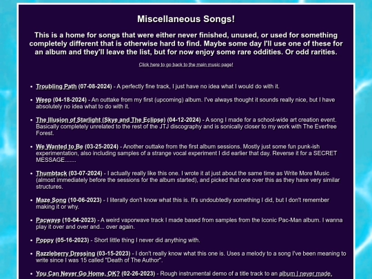 music/misc screenshot