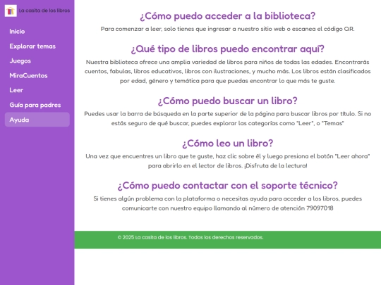 ayuda screenshot