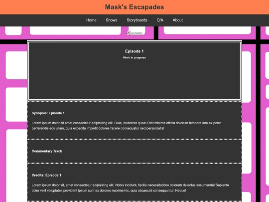 Shows screenshot