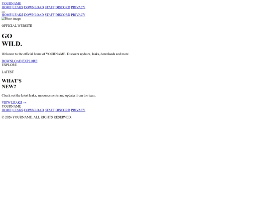 index screenshot