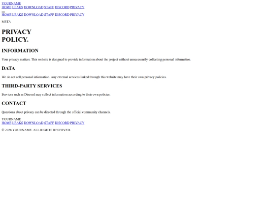 privacy screenshot