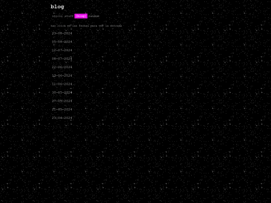 blog screenshot