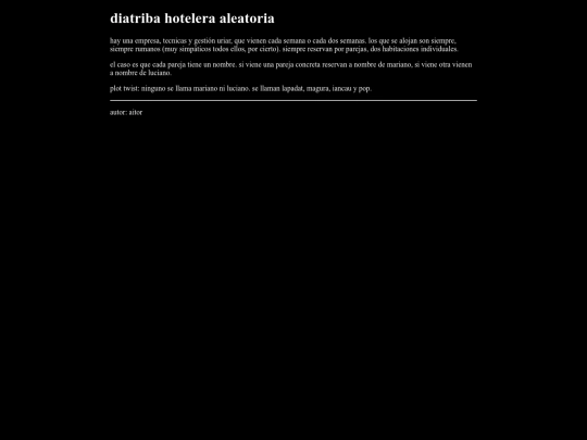 random/diatriba_hotelera_aleatoria screenshot