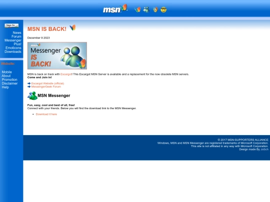 index screenshot