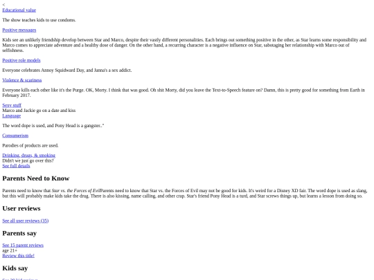 commonsensemediaparody/svtfoereview screenshot