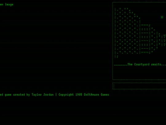 The Courtyard _ Title Screen screenshot