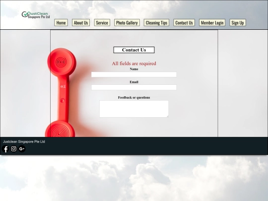 contactus screenshot