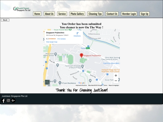 order screenshot