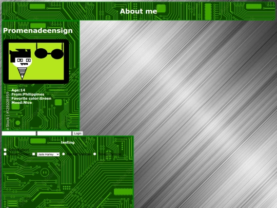 aboutme screenshot