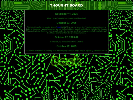 thoughtboard screenshot