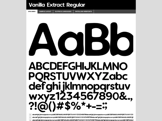 webfontkit-20241022-172158/vanillaextractregular-demo screenshot