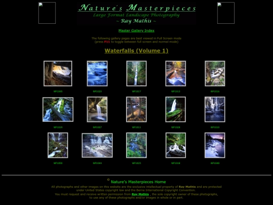 NaturesMasterpieces/Gallery/WF1 screenshot