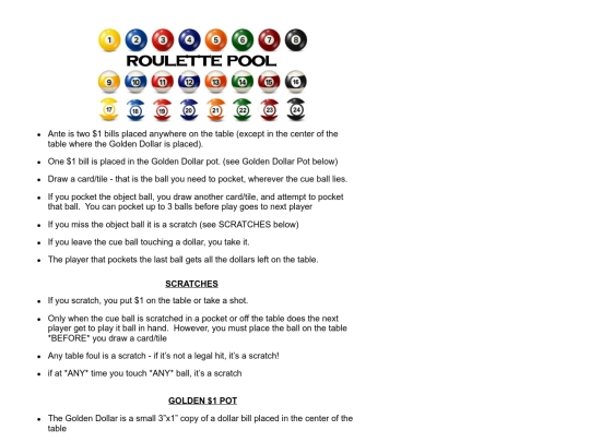 RoulettePool screenshot
