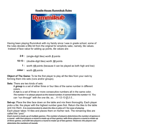 Rummikub-K screenshot