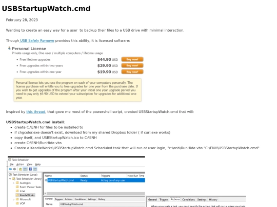USBStartupWatch screenshot